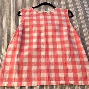 J.Crew Factory Gingham Shell Top